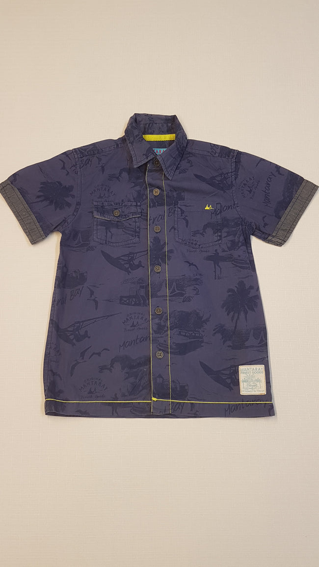 MANTARAY VAGÁNY,SZÖRFÖS,PÁLMAFÁS KISFIÚ ING 116 Hover Image