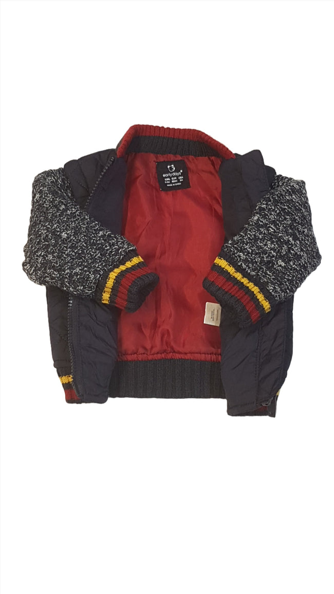 EARLY DAYS KÜLÖNLEGES,VAGÁNY,STEPPELT,KÖTÖTT UJJÚ,KISFIÚ KABÁT 62 Main Image