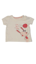 PRIMARK    LUFIS, NYUSZIS          KISLÁNY PÓLÓ CUKI EZÜST MASNIVAL 68