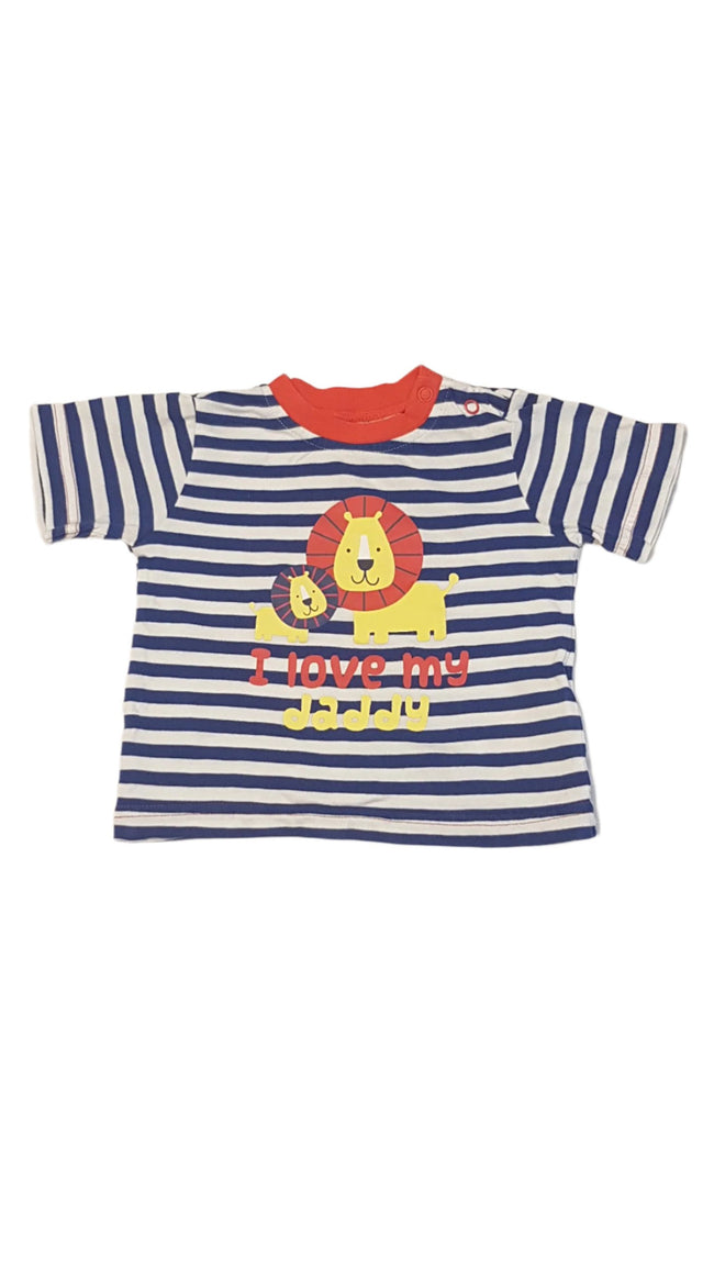 ÚJ BLUEZOO I LOVE MY DADDY FELIRATÚ KISFIÚ PÓLÓ 68 Hover Image