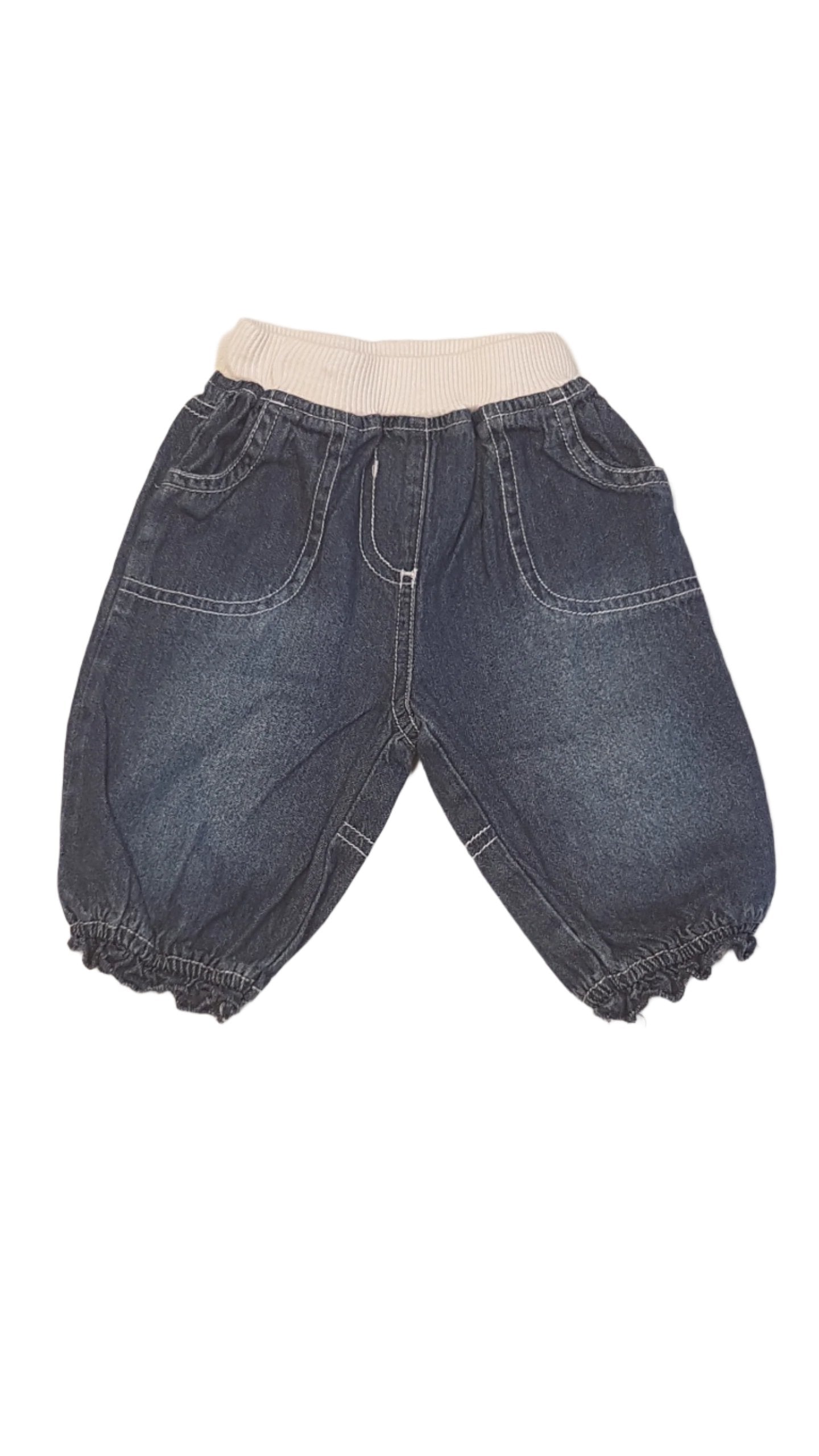 MOTHERCARE KISLÁNY PUHA  FARMERNADRÁG RÓZSASZÍN CÉRNAMINTÁVAL 62