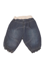 MOTHERCARE KISLÁNY PUHA  FARMERNADRÁG RÓZSASZÍN CÉRNAMINTÁVAL 62