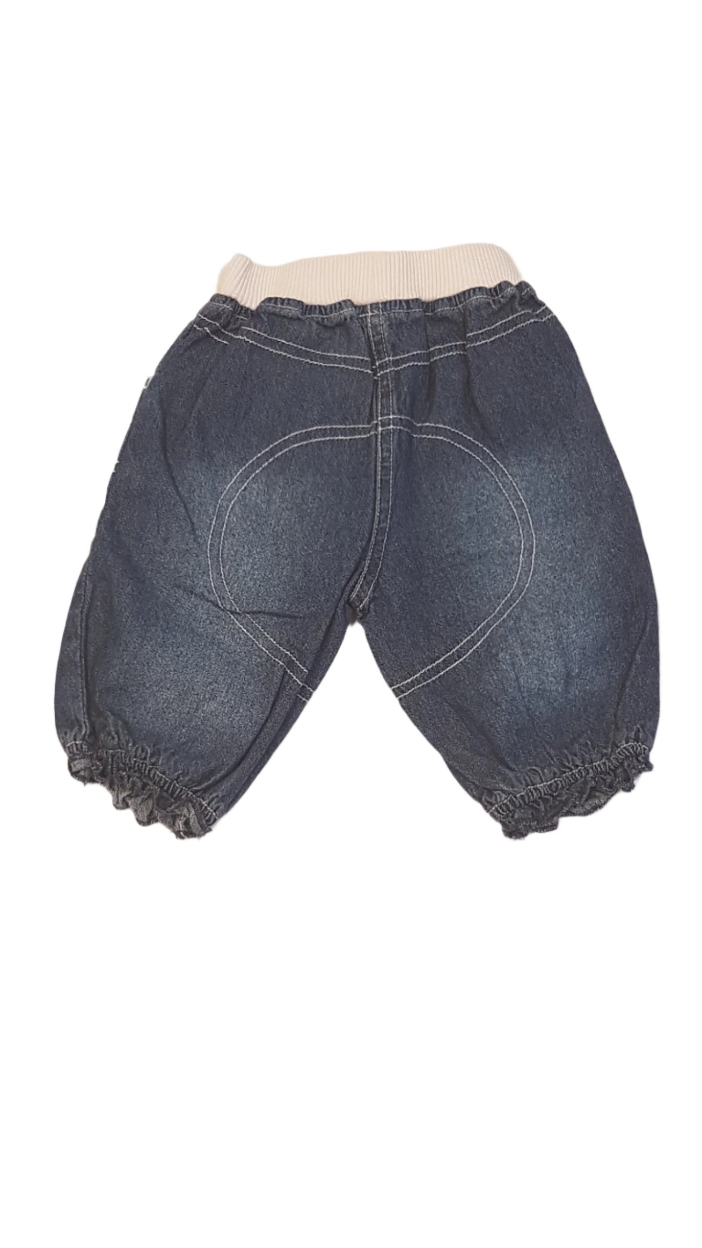 MOTHERCARE KISLÁNY PUHA  FARMERNADRÁG RÓZSASZÍN CÉRNAMINTÁVAL 62