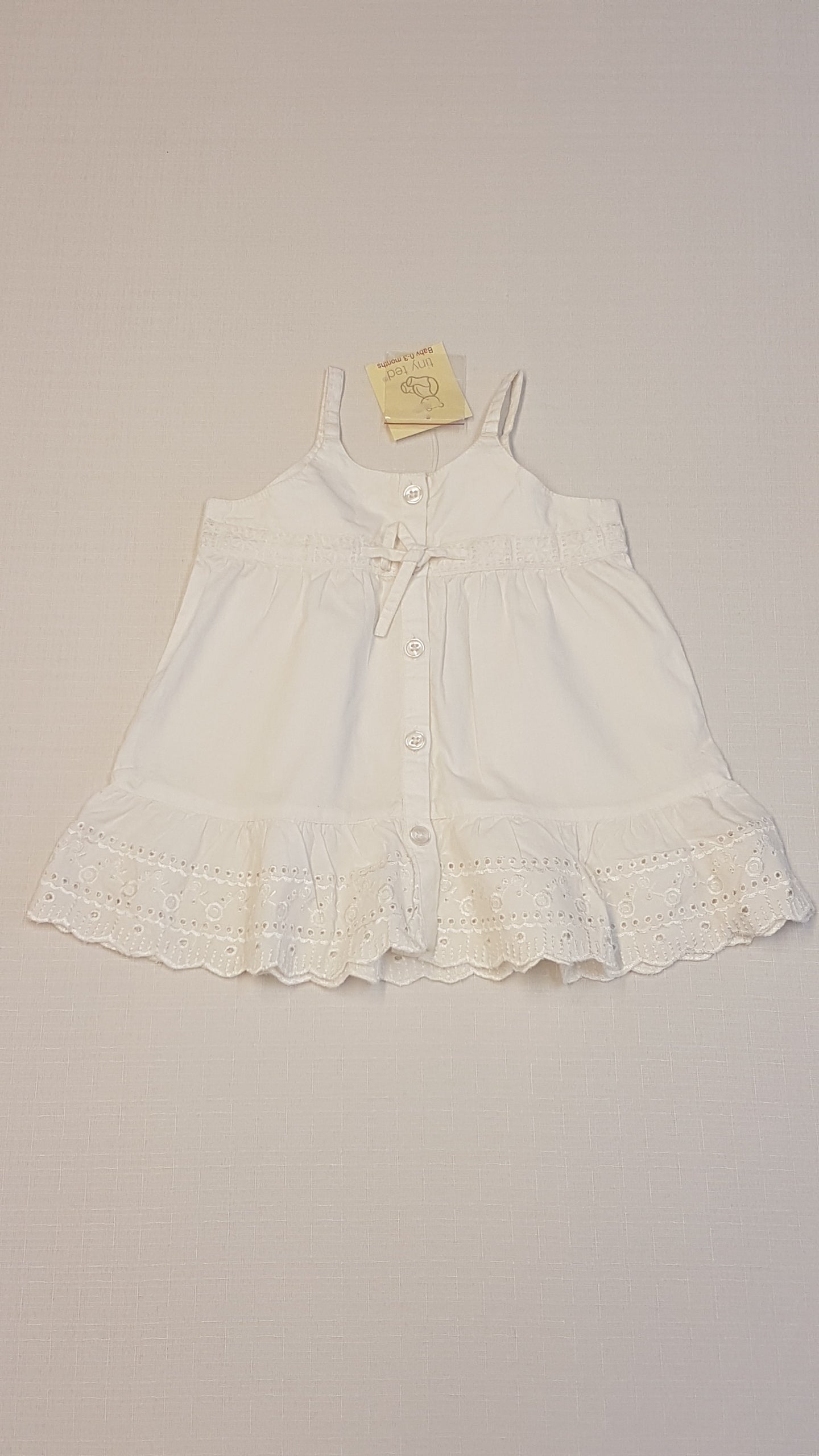 CÍMKÉS TINY TED GYÖNYÖRŰ SZÉP,HÍMZETT,PÁNTOS KISLÁNY RUHÁCSKA 62