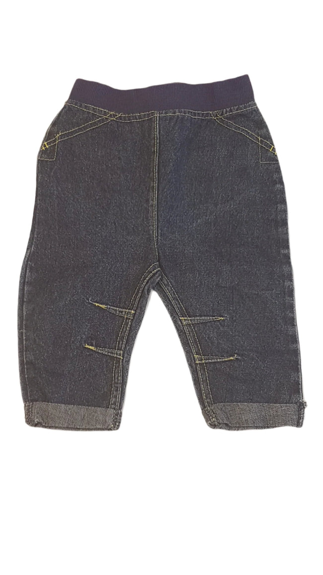 PEP&CO UNISEX SÁRGA CÉRNAMINTÁS FARMERNACI 68-74 Hover Image