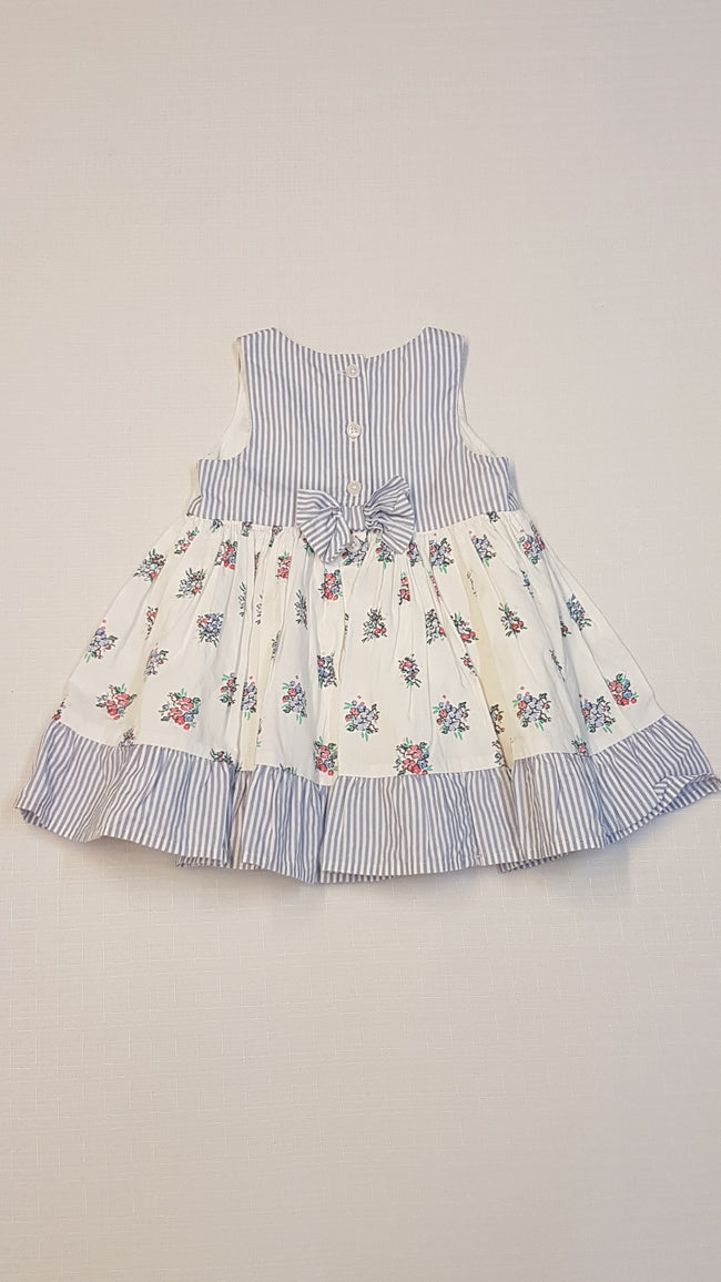 TU APRÓ VIRÁGMINTÁS,CSÍKOS,KISLÁNY ,ALKALMI RUHÁCSKA 62-68 Main Image