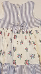 TU APRÓ VIRÁGMINTÁS,CSÍKOS,KISLÁNY ,ALKALMI RUHÁCSKA 62-68