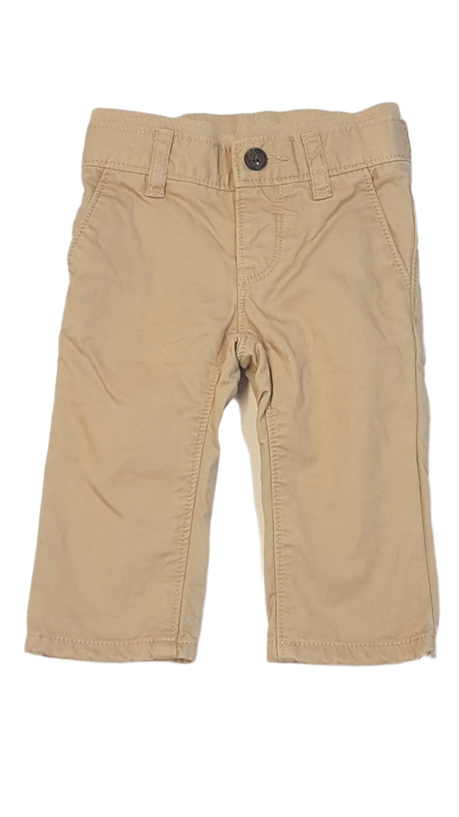 BABY GAP ELEGÁNS,MOGYORÓ SZÍNŰ,KISFIÚ,BÉLELT NADRÁG 62 Hover Image