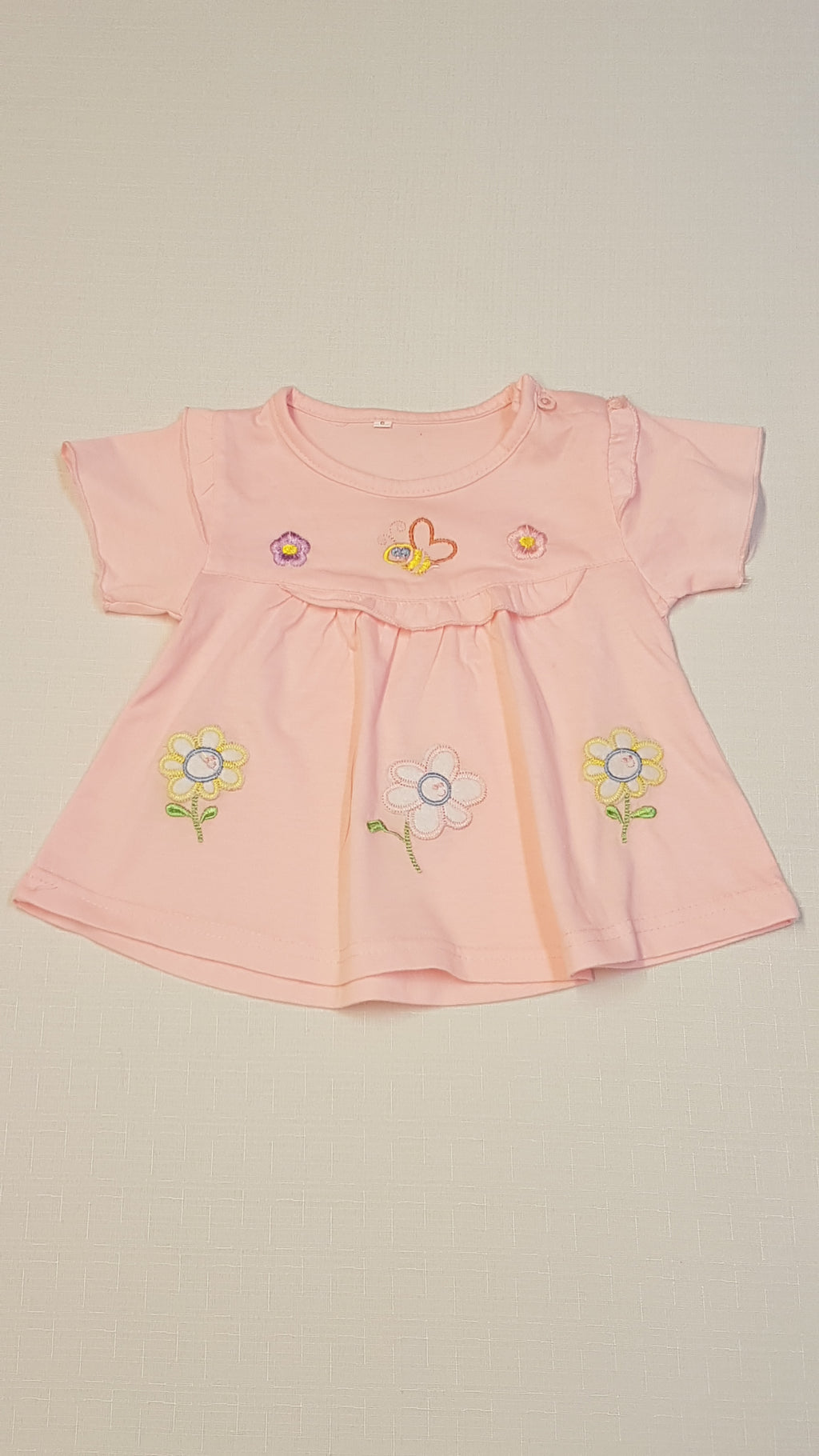 VIRÁGOS,MÉHECSKÉS,HÍMZETT,KISLÁNY TUNIKA FELSŐ 74