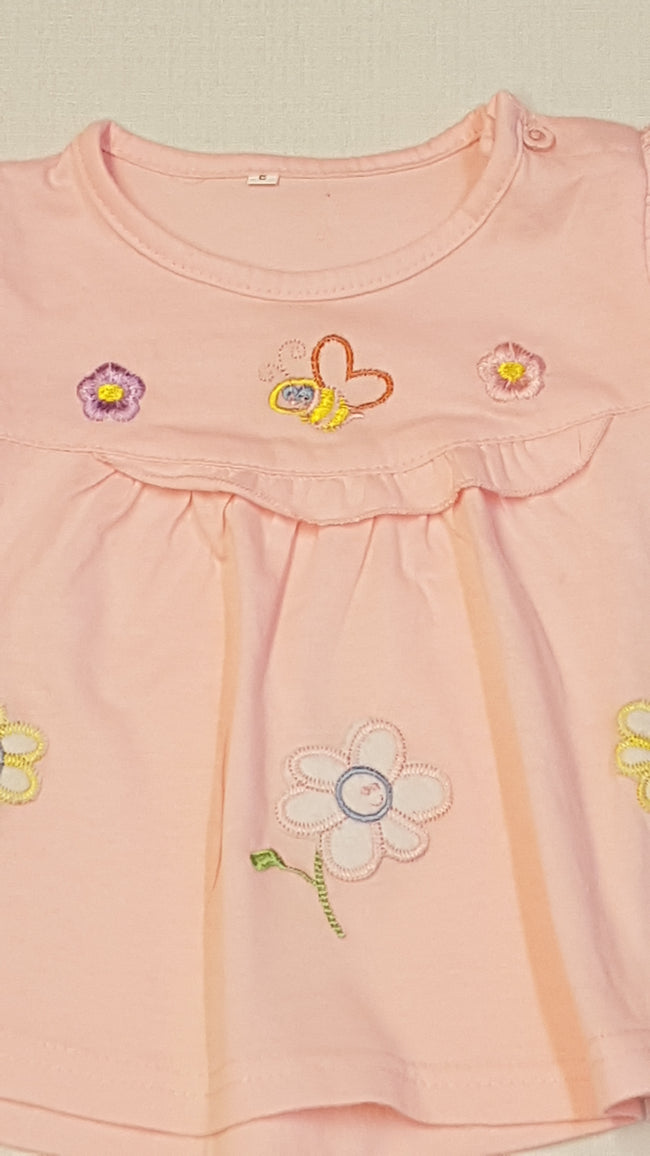 VIRÁGOS,MÉHECSKÉS,HÍMZETT,KISLÁNY TUNIKA FELSŐ 74 Main Image