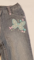 GEORGE DISNEY TINKER BELL KOPTATOTT,HÍMZETT,FLITTERES KISLÁNY FARMERNADRÁG,VÉKONY BÉLÉSSEL 92-98