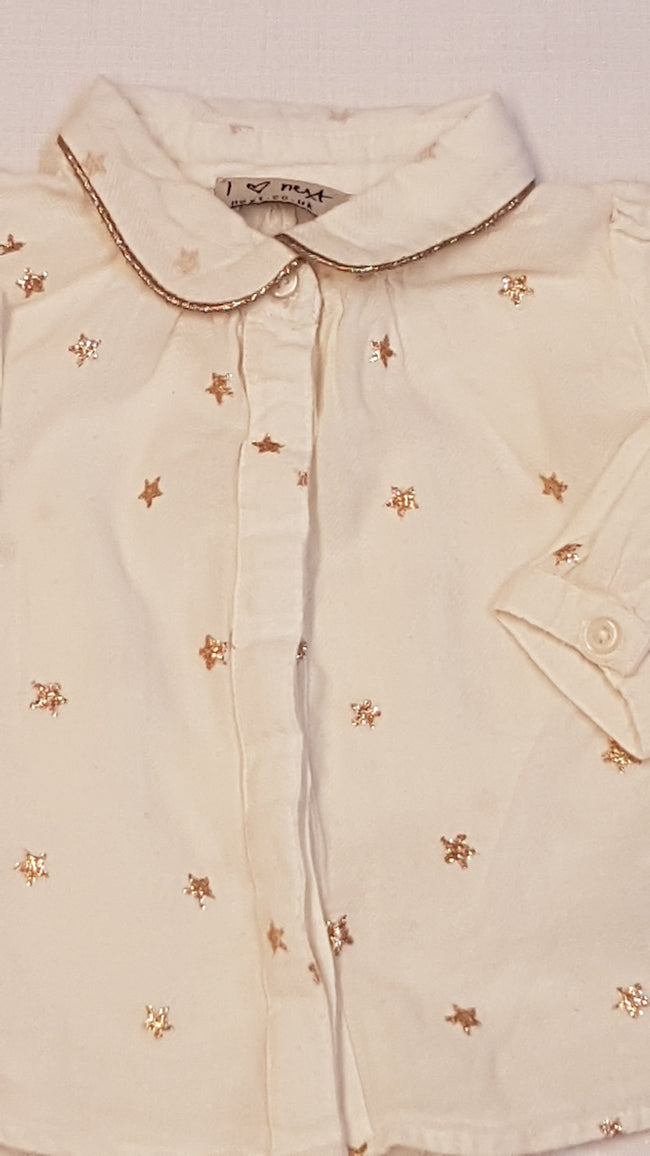 NEXT CSILLAGOS,CSILLÁMPOROS KISLÁNY DIVATOS BLÚZ 68 Main Image