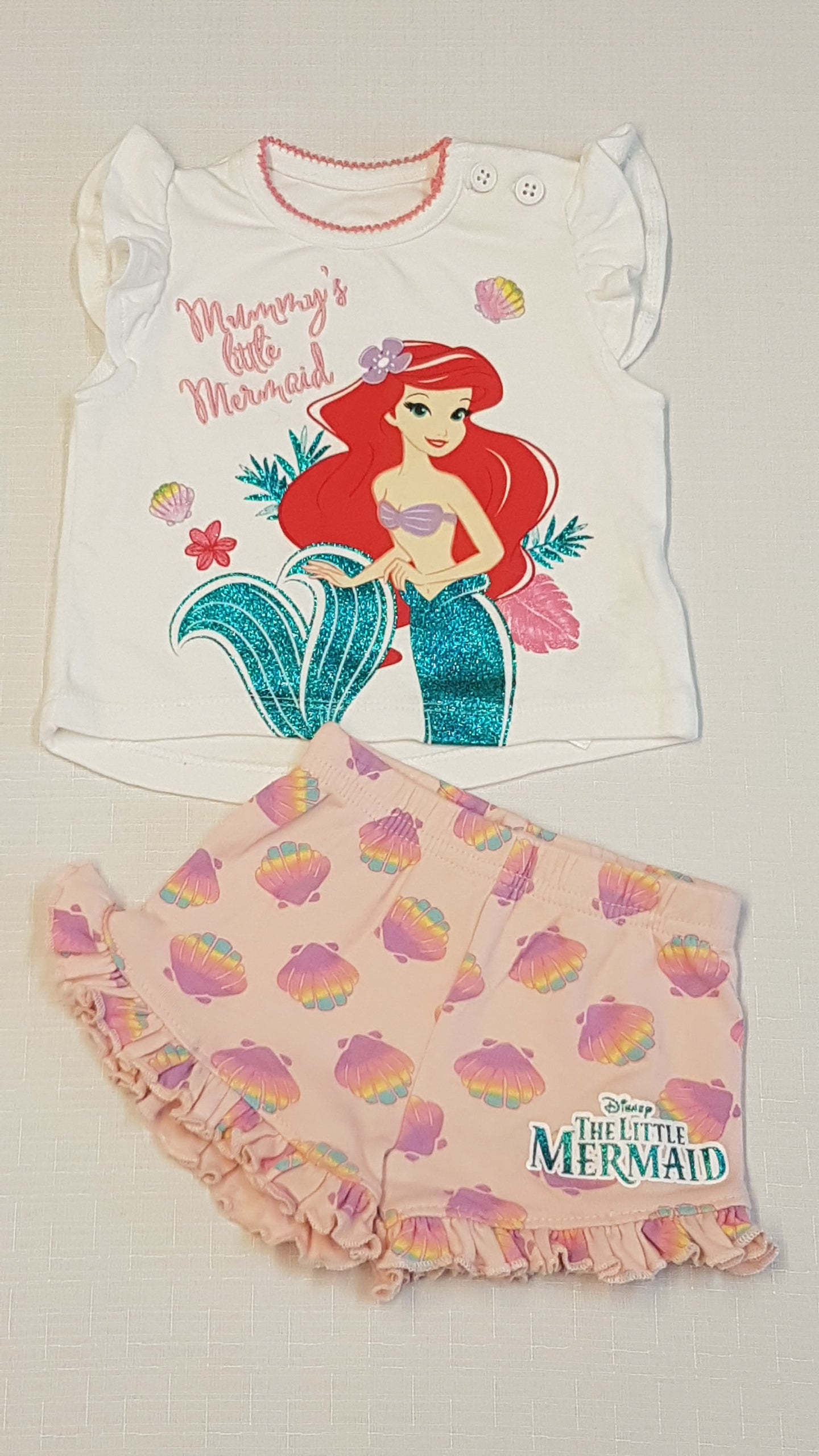 DISNEY BABY ARIEL MESESZÉP,KISLÁNY SZETT 62