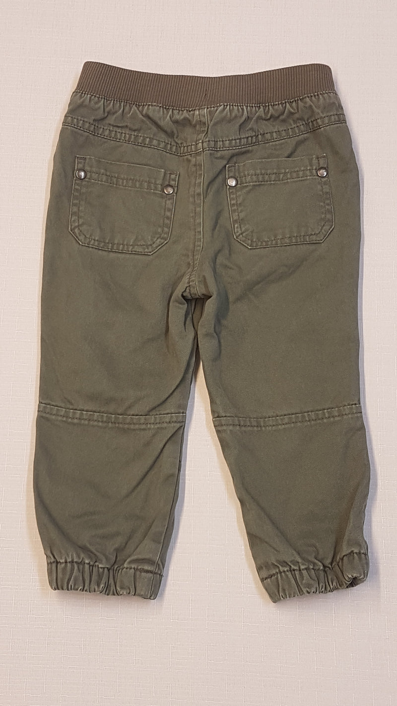 F&F ZÖLD,DERÉKRÉSZBEN KÖTŐS,KISFIÚ JOGGERS 86