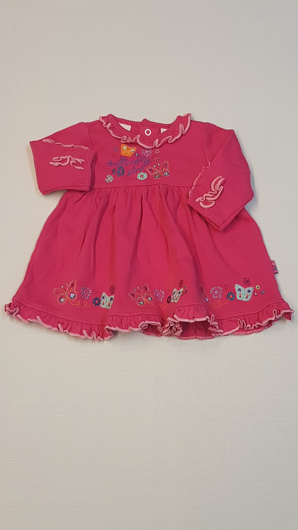 DEBENHAMS FODROS,HÍMZETT,KISLÁNY RUHÁCSKA 62