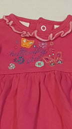 DEBENHAMS FODROS,HÍMZETT,KISLÁNY RUHÁCSKA 62