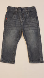 NEXT KOPTATOTT,TRENDI,KISFIÚ FARMERNADRÁG,ÁLLÍTHATÓ GUMIS DERÉKRÉSSZEL 80