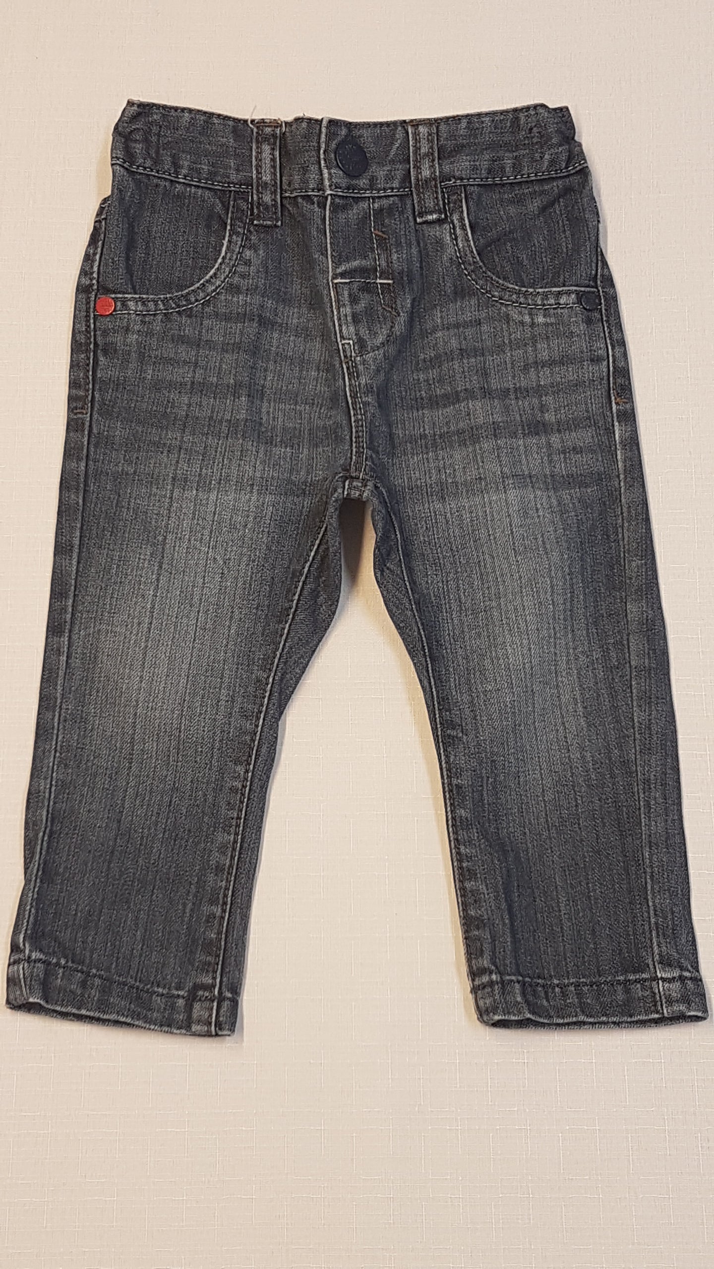 NEXT KOPTATOTT,TRENDI,KISFIÚ FARMERNADRÁG,ÁLLÍTHATÓ GUMIS DERÉKRÉSSZEL 80