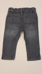 NEXT KOPTATOTT,TRENDI,KISFIÚ FARMERNADRÁG,ÁLLÍTHATÓ GUMIS DERÉKRÉSSZEL 80