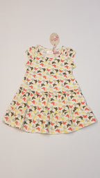 CÍMKÉS NEW LOOK GIRLS SZÍNES,PILLANGÓS,KISLÁNY PAMUTRUHÁCSKA 74