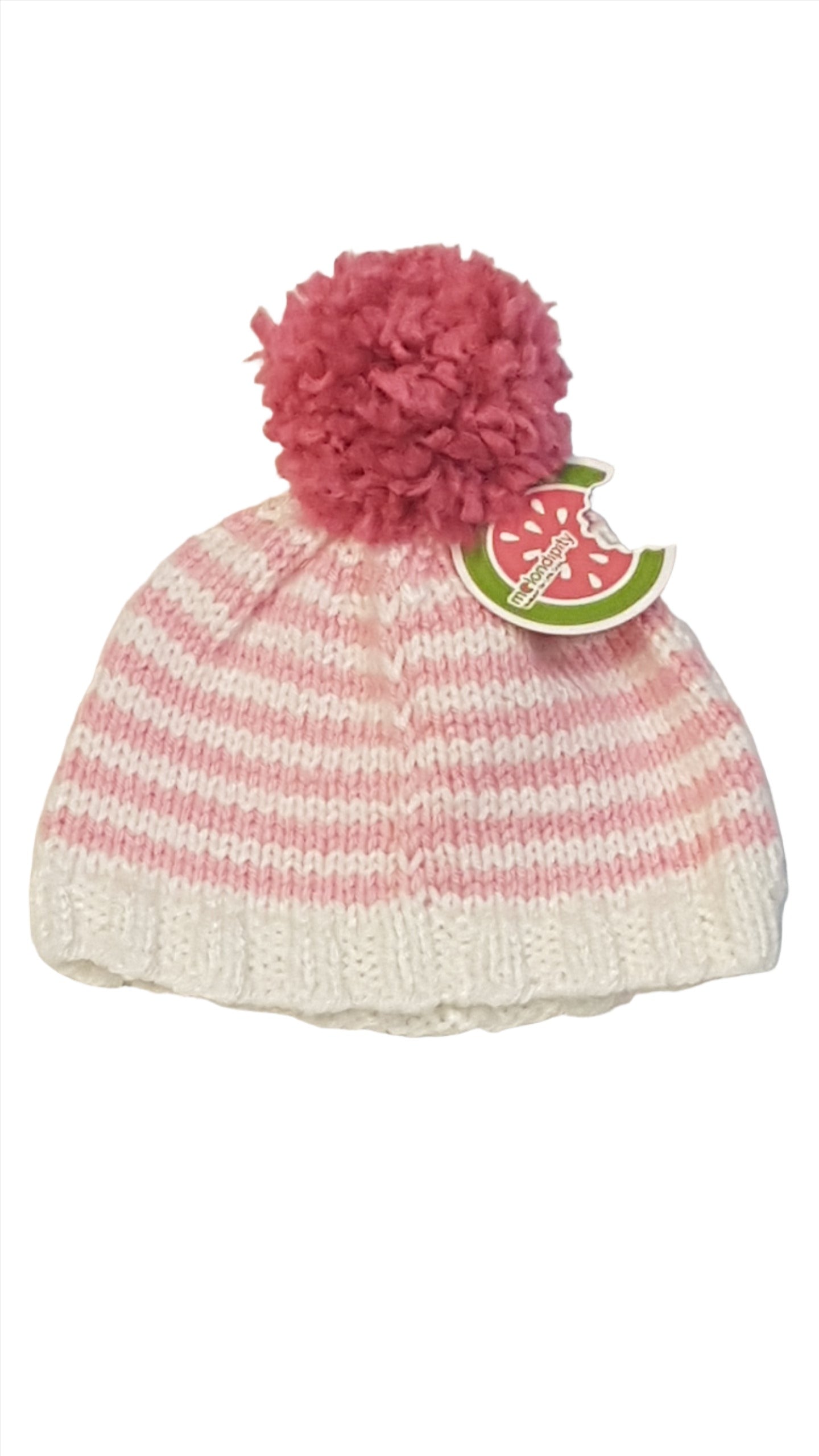 CÍMKÉS MELONDIPITY CSÍKOS,KÖTÖTT,DIVATOS KISLÁNY SAPI 56-62