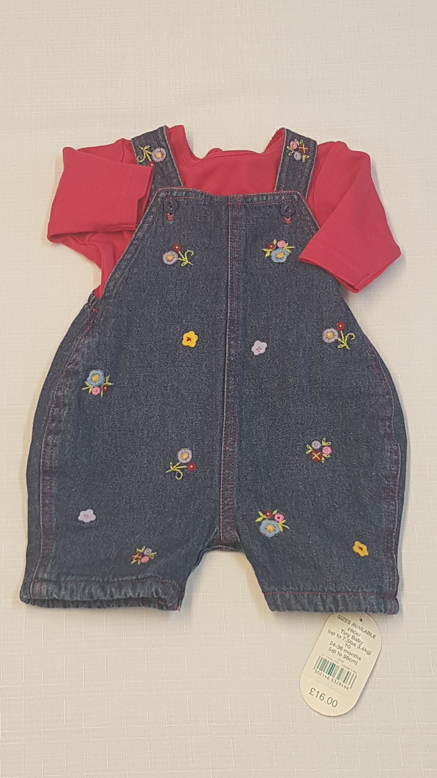 MOTHERCARE KANTÁROS HÍMZETT,KISLÁNY NADRÁG,HOZZÁ ILLŐ FELSŐVEL 50-56