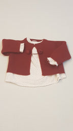 GRANLEI MINŐSÉGI,CSINI,KISLÁNY FELSŐ,HOZZÁ ILLŐ KARDIGÁNNAL 56-62