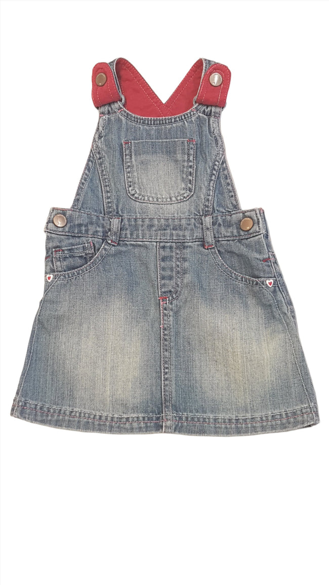 M&S KANTÁROS,CÉRNAMINTÁS,KOPTATOTT KISLÁNY FARMER RUHA 74-80 Hover Image