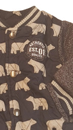 F&F JEGESMEDVÉS,VAGÁNY KISFIÚ STEPPELT DZSEKI 68