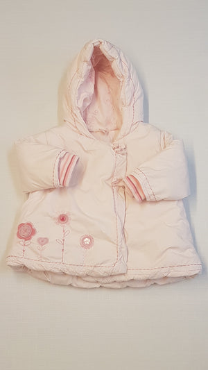 NEXT BABY VIRÁGOS,HÍMZETT KISLÁNY TÉLIKABÁT 74