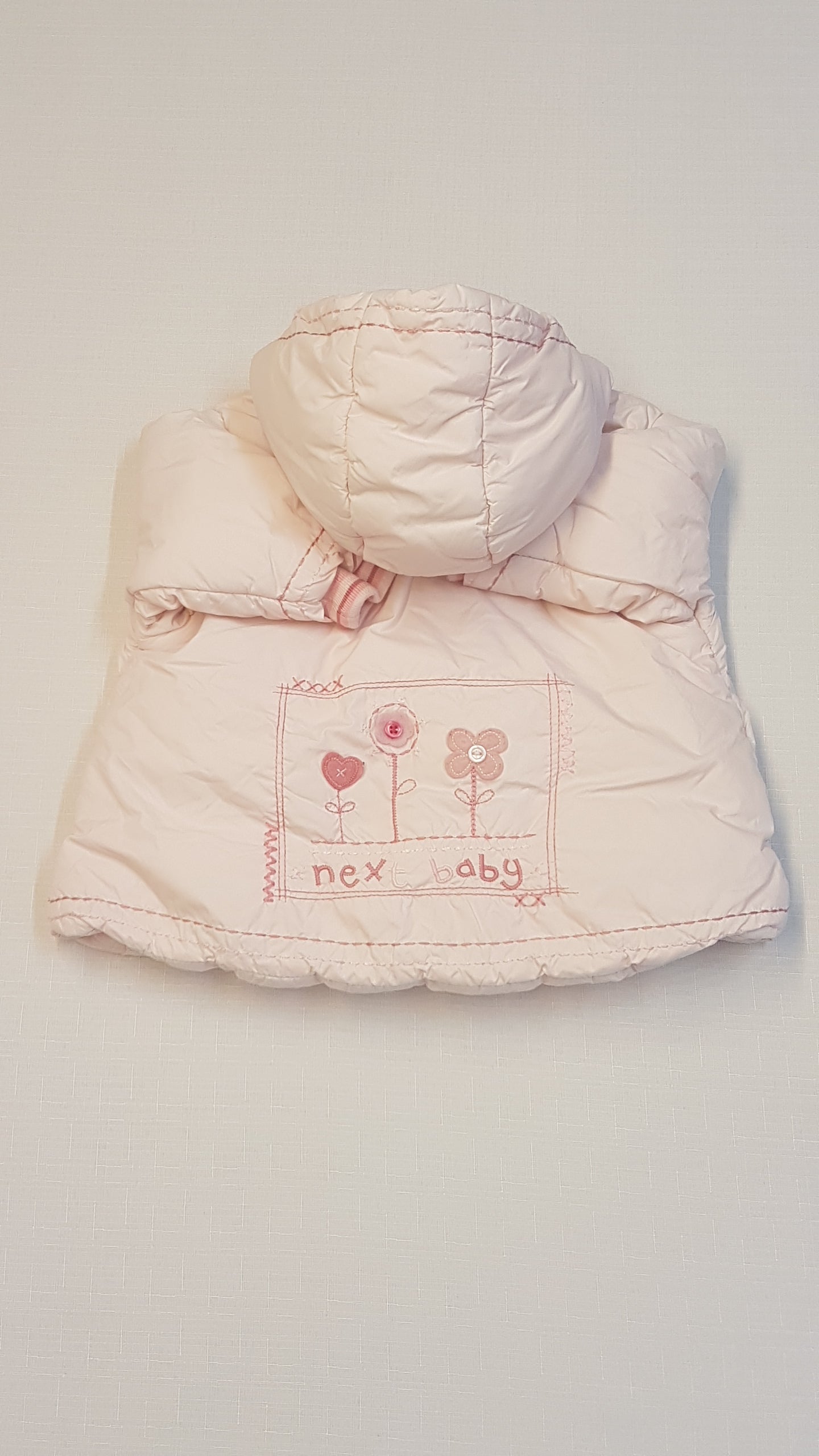 NEXT BABY VIRÁGOS,HÍMZETT KISLÁNY TÉLIKABÁT 74