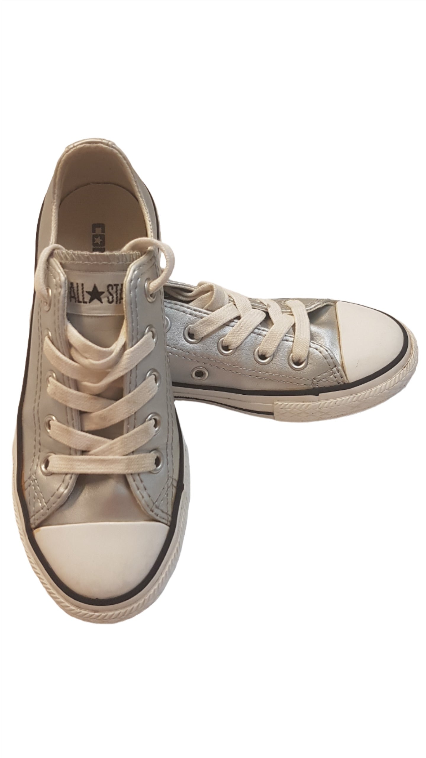 CONVERSE EZÜST SZÍNŰ,KISLÁNY SPORTCIPŐ