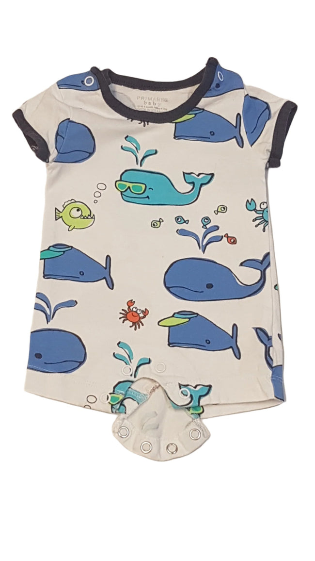 PRIMARK BABY      BÁLNÁS KISFIÚ NAPOZÓ 56 Hover Image