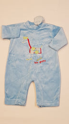 CÍMKÉS JAC BABY      NAGYON ÉDES KISFIÚ RUGI, LOVACSKA FIGURÁVAL