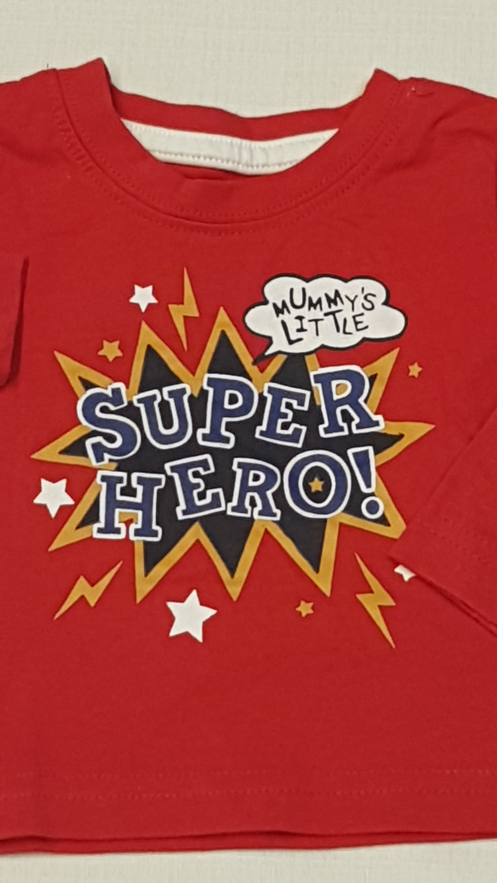 EARLY DAYS SUPER HERO FELIRATOS,HOSSZÚUJJÚ UNISEX PÓLÓ 56-62