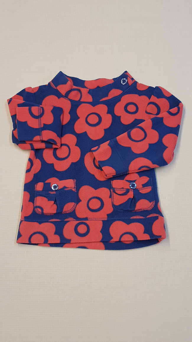 M&S NAGY VIRÁGMINTÁS,KISLÁNY THERMO PULÓVER 98 Hover Image