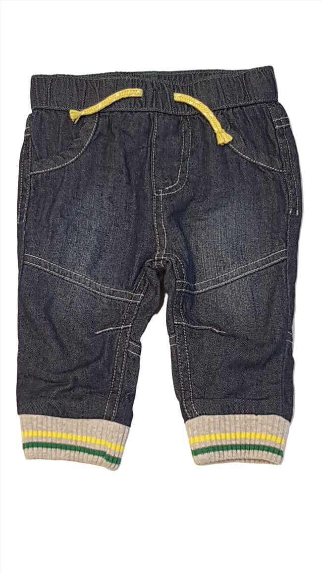 NUT MEG TRENDI,SZÍNES CÉRNAMINTÁS KISFIÚ JOGGERS 56-62 Hover Image