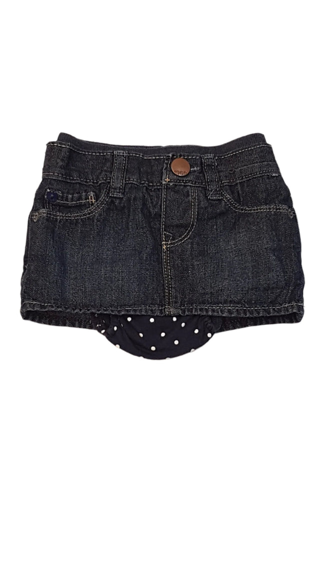 BABY GAP TRENDI,PELENKA TARTÓS FARMERSZOKNYA,GUMIS DERÉKRÉSSZEL 50-56 Main Image