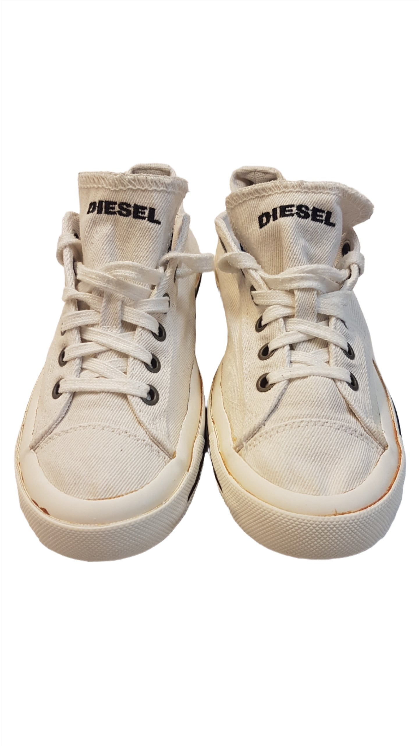 DIESEL TRENDI,FEHÉR,UNISEX VÁSZONCIPŐ 38