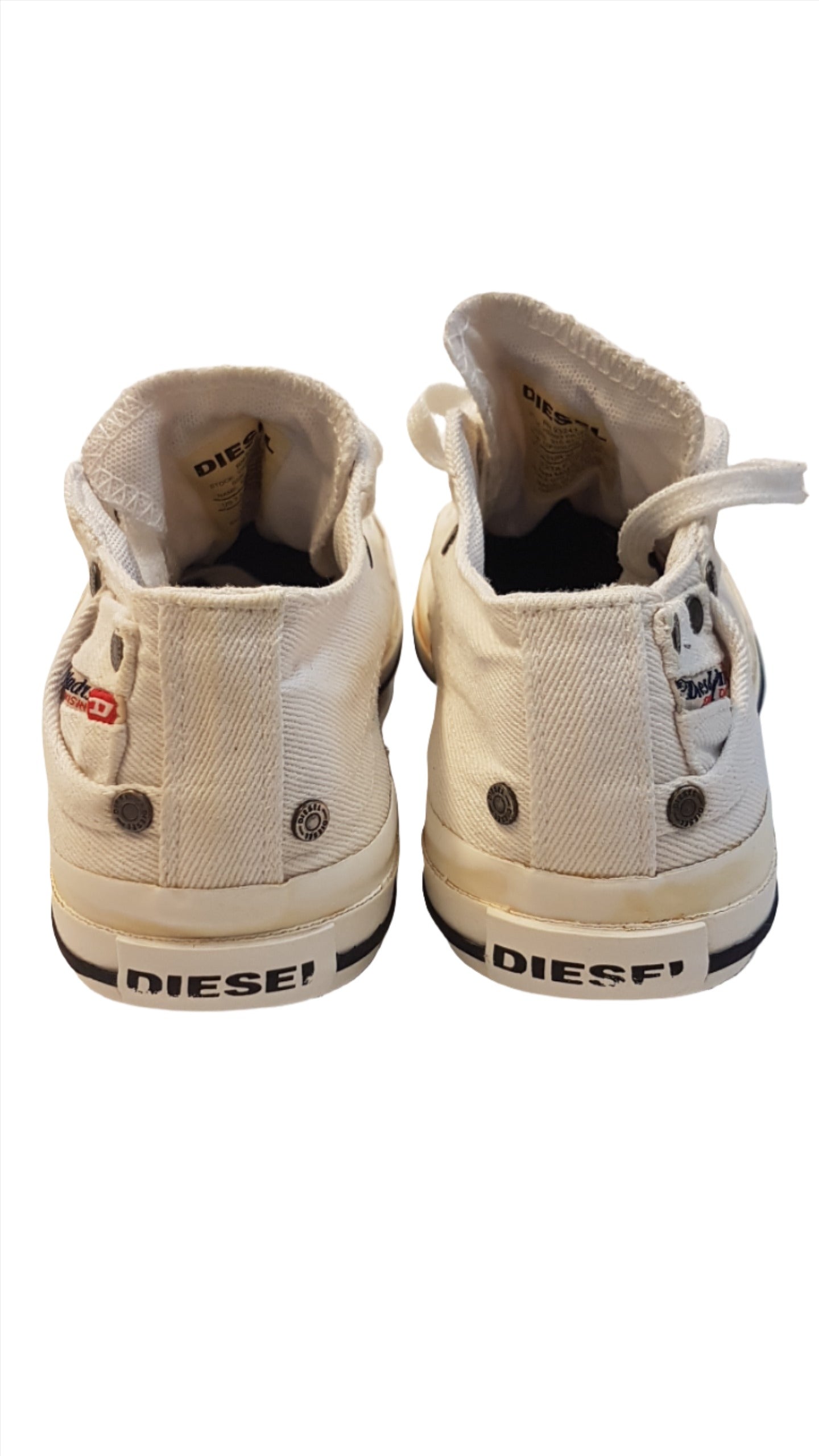 DIESEL TRENDI,FEHÉR,UNISEX VÁSZONCIPŐ 38