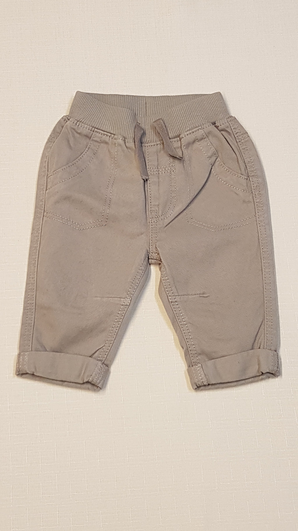 ÚJ GEORGE  SZÜRKE VÁSZON KISFIÚ NADRÁG 56-62