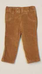 ÚJ NEXT MUSTÁRSZÍNŰ,TRENDI KISLÁNY MINKRÓBÁRSONY NADRÁG 62-68