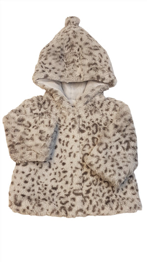 PRIMARK ARANYOS,MINŐSÉGI,WELLSOFT KISLÁNY KAPUCNIS BUNDA KABÁTKA 68