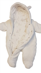 MOTHERCARE PIHE-PUHA,BÁRÁNYKÁS UNISEX ÁTMENETI OVERÁL 50-56