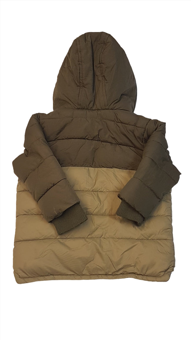 PRIMARK TRENDI,ÁLCAMINTÁS,OLIVAZÖLD KISFIÚ TÉLIKABÁT 80 Main Image