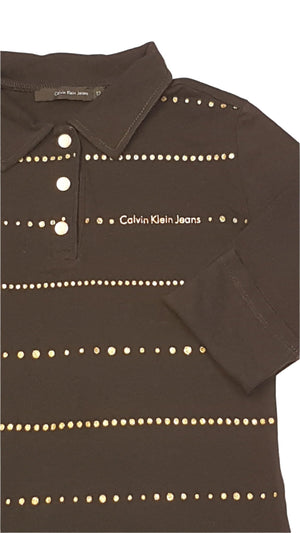 CALVIN KLEIN JAENS REPLICA,GOMBOS,GALLÉROS KISLÁNY FELSŐ 164