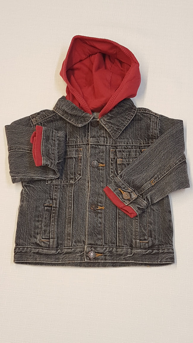 MOTHERCARE VAGÁNY,KAPUCNIS,KOPTATOTT KISFIÚ FARMER DZSEKI 80 Hover Image