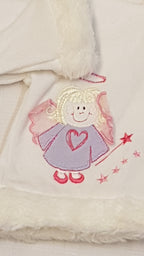 MORRIG MOUSE ARANYOS,ANGYALKÁS,KAPUCNIS,PUHA KISLÁNY PULÓVER 56-62