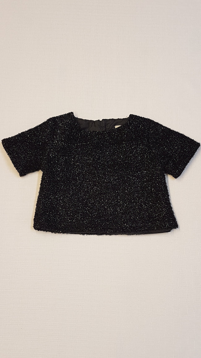 TU SÖTÉTKÉK,FLITTERES,GYÖNYÖRŰ SZÉP KISLÁNY ALKALMI RUHA 104 Hover Image