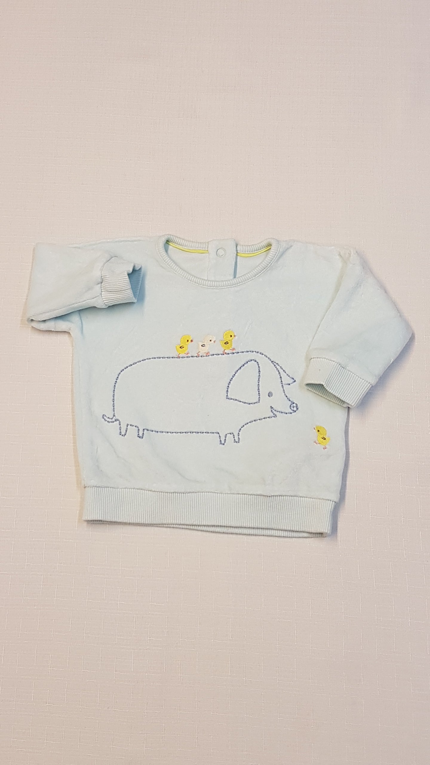 M&S ARANYOS,PLÜSS,MALACKÁS KISFIÚ PULÓVER 62